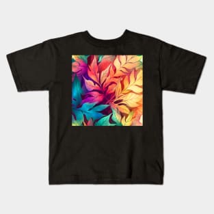 Rainbow Foliage 2 Kids T-Shirt